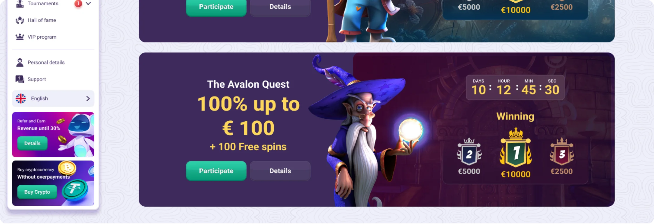 Safe Casino weboldal